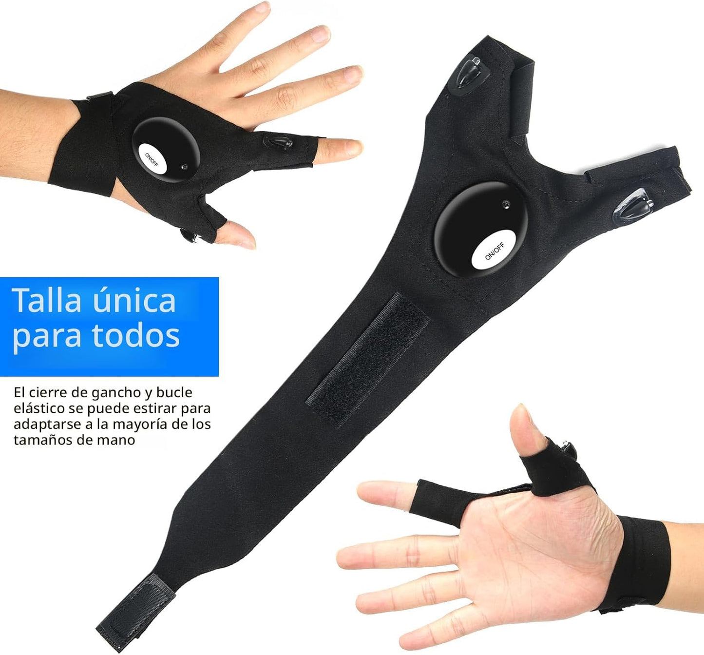Guantes con Manos Libres LED